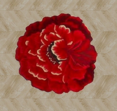 Sims 4 12 new small Flower Rugs at Amberlyn Designs