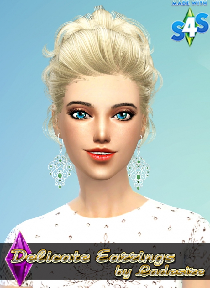 Sims 4 Delicate Earrings at Ladesire