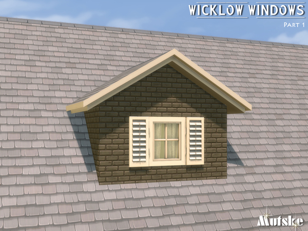 Sims 4 Wicklow windows part 1  by mutske at TSR