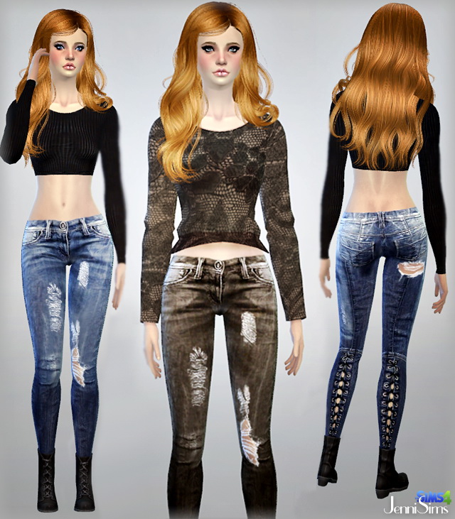 Sims 4 Real Jeans at Jenni Sims
