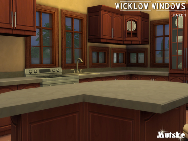 Sims 4 Wicklow windows part 1  by mutske at TSR