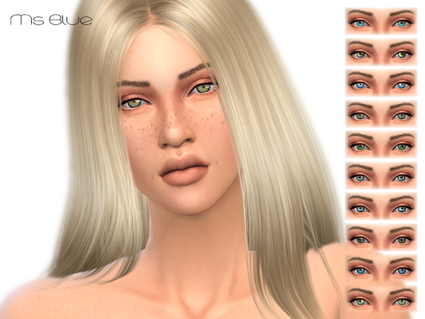 Sims 4 Unique Eyes V1 by Ms Blue at TSR