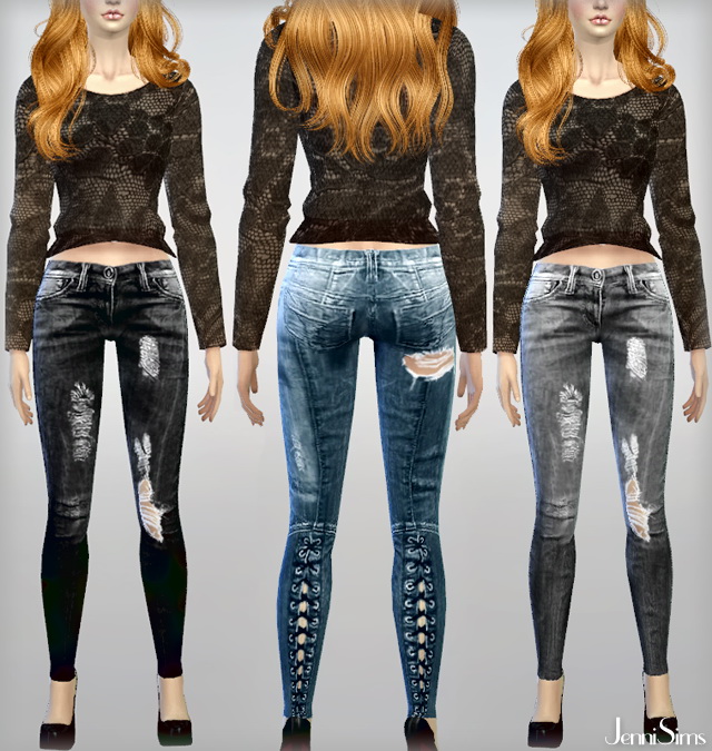 Sims 4 Real Jeans at Jenni Sims
