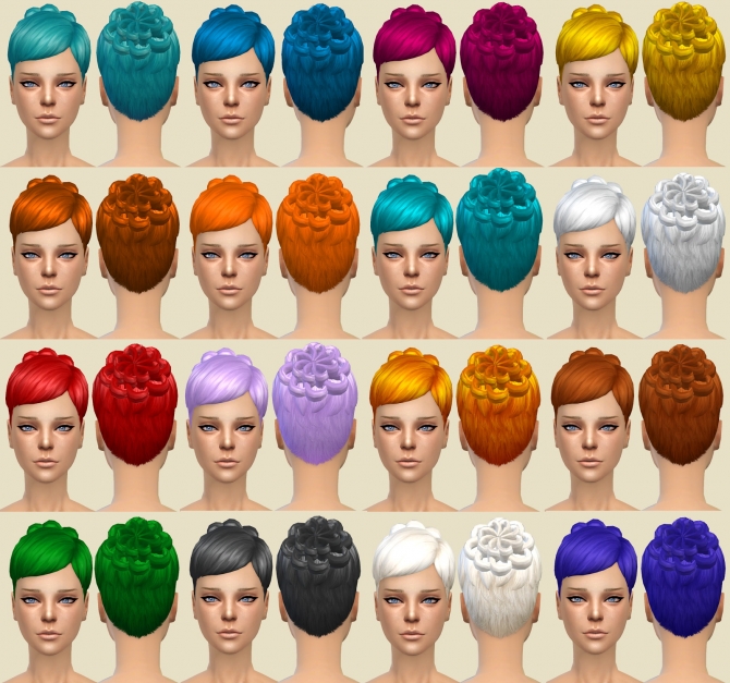 Sims 4 Hair #1 by MoonFairy at Everything for your sims