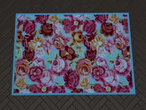 Sims 4 10 Floral Rugs at Amberlyn Designs