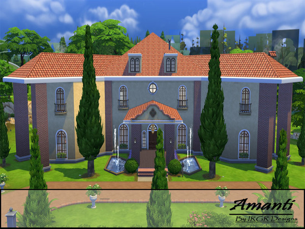 Sims 4 Amanti house by irgr at TSR