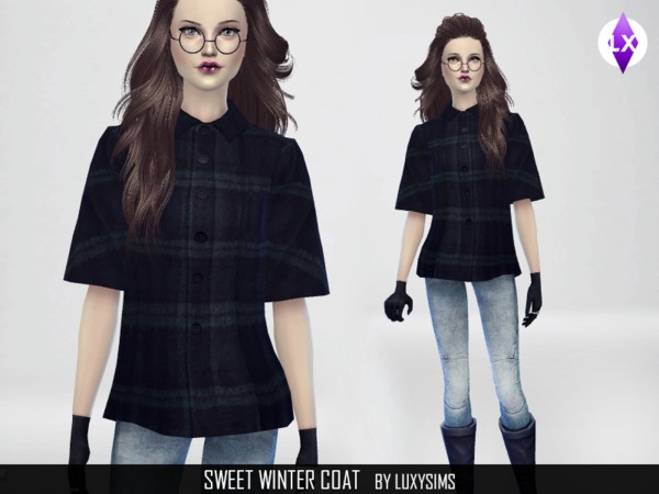 Sims 4 Sweet Winter Coat by LuxySims3 at TSR
