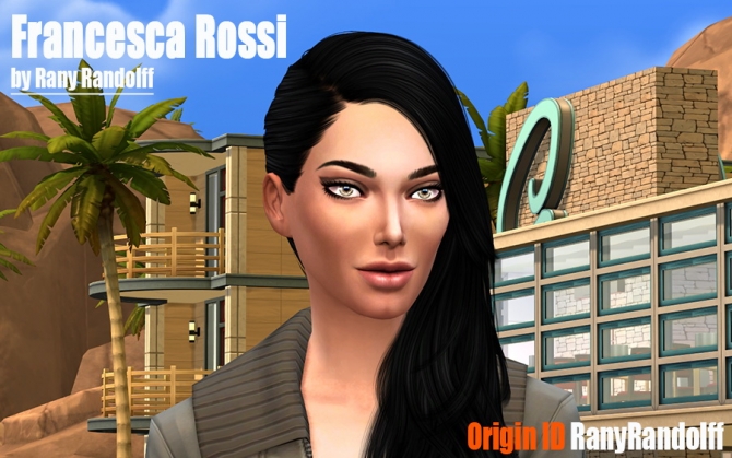 Sims 4 Francesca Rossi by Rany Randolff at ihelensims