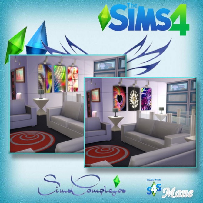 Sims 4 Abstract paintings at El Taller de Mane