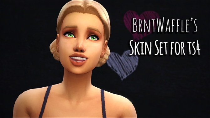 Sims 4 Skin set for TS4 at Let them eat burnt waffles