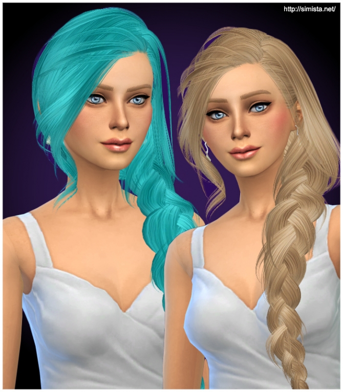 Skysims Hair 257 Retexture at Simista » Sims 4 Updates