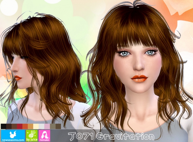 Sims 4 J071 Gravitation hair (Pay) at Newsea Sims 4