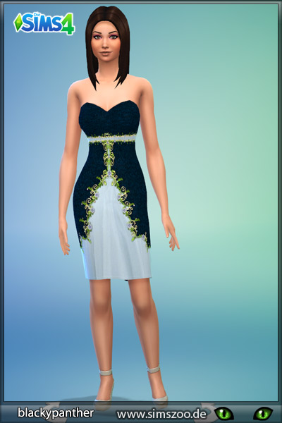 Sims 4 Spring dress 1 by blackypanther at Blacky’s Sims Zoo