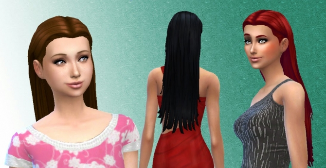 Sims 4 Pleasant Hair at My Stuff
