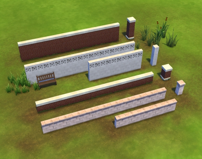 Sims 4 Liberated Fences 4 by plasticbox at Mod The Sims