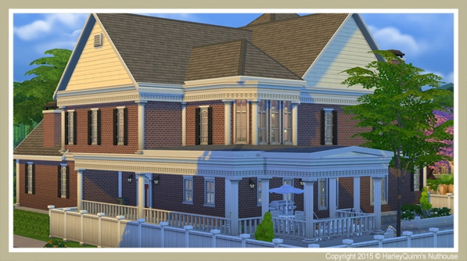 Sims 4 Le Creme house at Harley Quinn’s Nuthouse