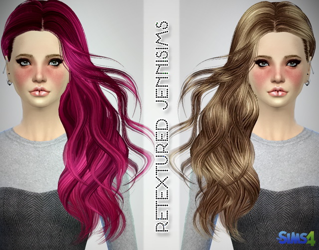 Sims 4 Newsea Hello Hair and SkySims hair 252 retextured at Jenni Sims