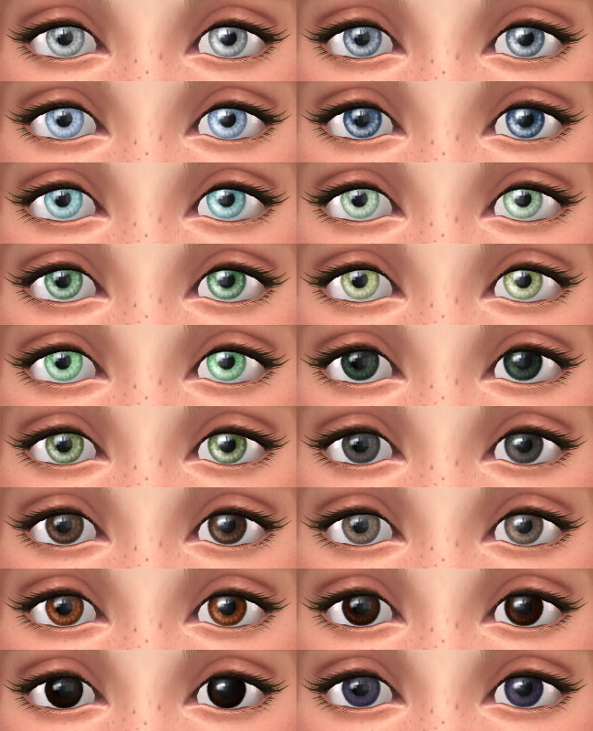 Sims 4 Simtzus Spectator 2.0 eyes conversion at Pickypikachu