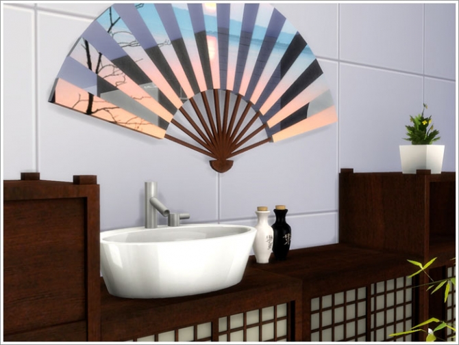 Sims 4 Asian bathroom at Sims by Severinka