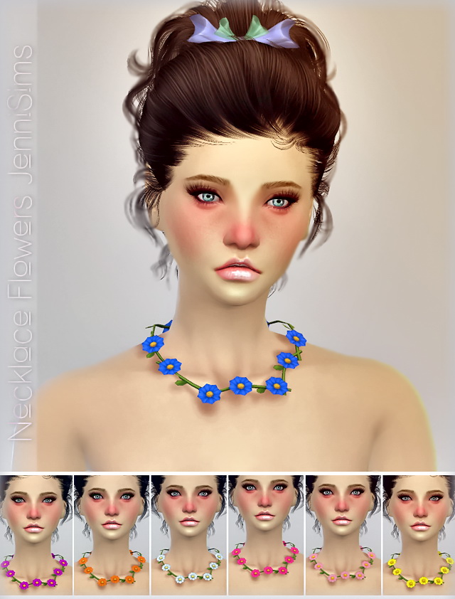 Sims 4 Glasses and Necklace O.R. conversion at Jenni Sims