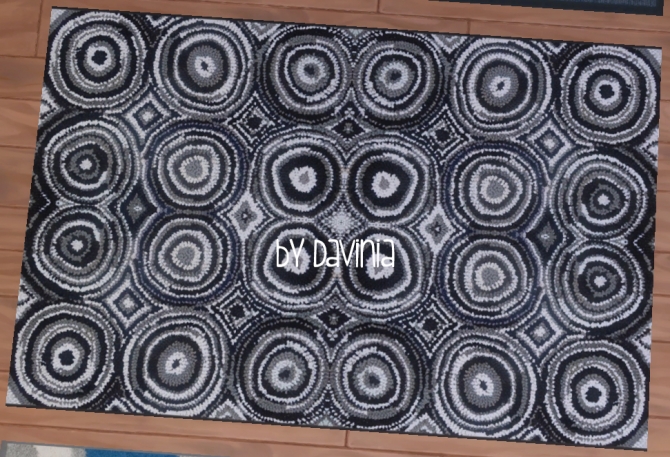 Sims 4 Set of Six Area Rugs by Davinia at Mod The Sims