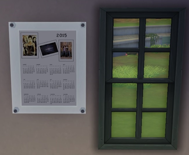 Sims 4 Set of 12 Calendars 2015 by lientebollemeis at Mod The Sims