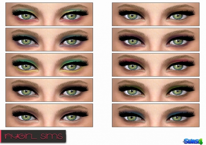 Sims 4 Eye Shadow N02 at NyGirl Sims