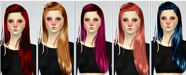Sims 4 B fly Sims 099,132,136 hair retextures at Jenni Sims