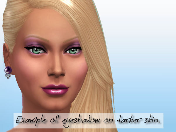 Sims 4 Satin Glow Eyeshadow by fortunecookie1 at TSR