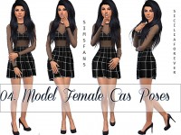 04 Model Female Cas Poses/Animation by Siciliaforever at Sims Fans
