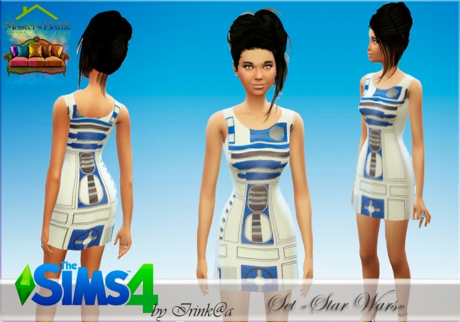 Sims 4 Star Wars dresses set at Irink@a