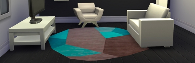 Sims 4 Polygon rugs at Sims Artists