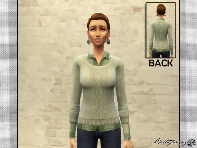 Sims 4 SET PRETTY SWEATERS by Bettyboopjade at Sims Artists