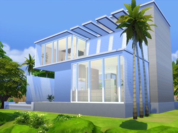 Sims 4 Modern Paradise house by Suzz86 at TSR