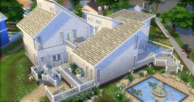 Sims 4 Modern Extravaganza house at Dachs Sims