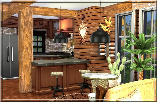 Sims 4 Small cabin by Mela at All 4 Sims
