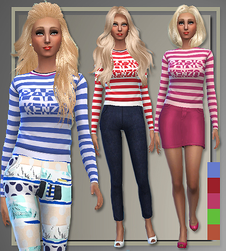 Sims 4 Spring 2015 separates at All About Style