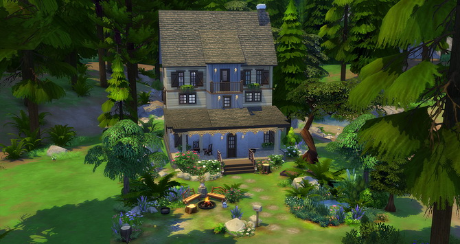 Sims 4 Ellébore house at Studio Sims Creation