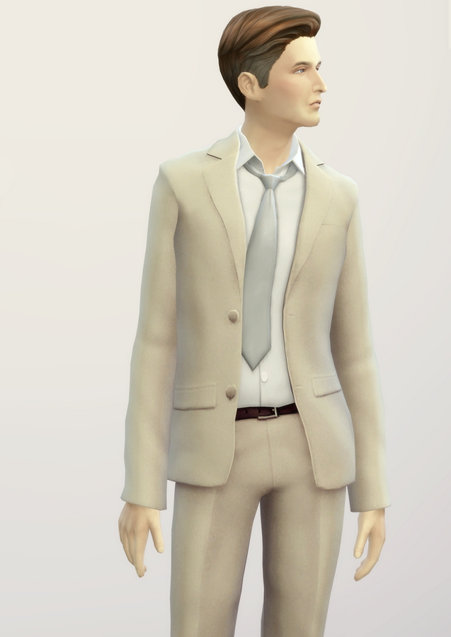 Sims 4 Business suit retouch V3 (color tie) at Rusty Nail
