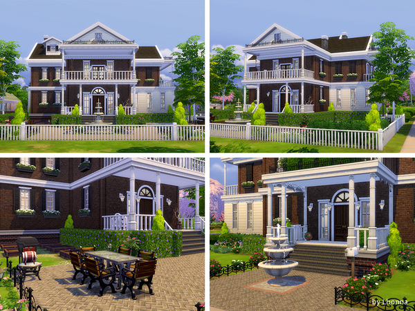Sims 4 Georgian Dream house by Lhonna at TSR
