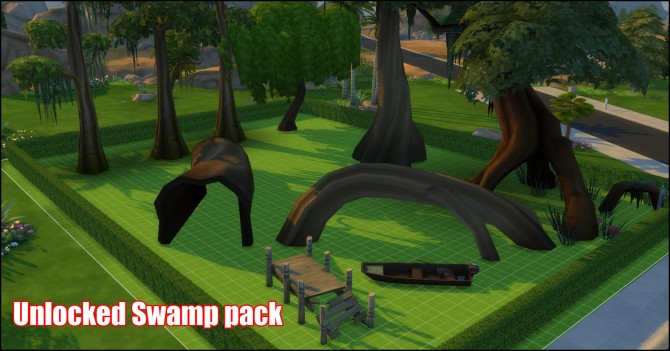 Sims 4 Unlocked Swamp Pack by Bakie at Mod The Sims