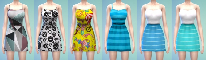 Sims 4 Flossy style dress at manuea Pinny