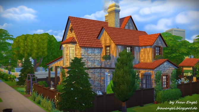 Sims 4 Summer Rain cottage at Frau Engel