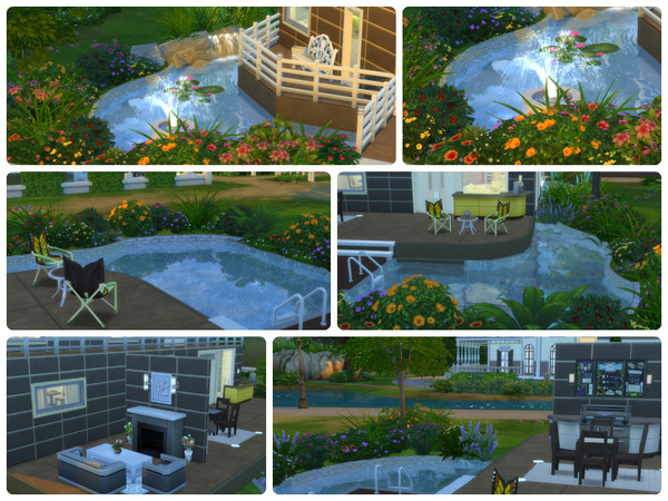 Sims 4 Modern House Gardenia by Aliona777 at TSR