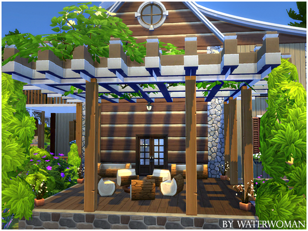 Sims 4 Lockwood house by Waterwoman at Akisima