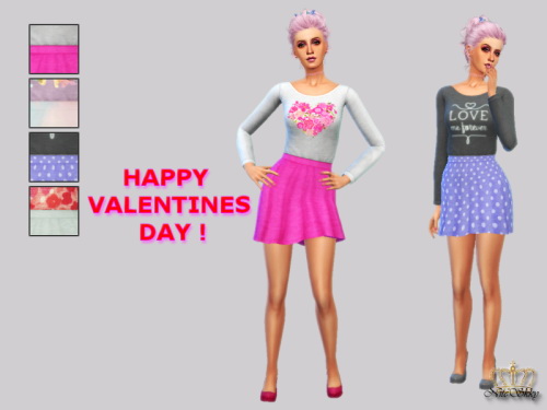 Sims 4 Love Me Forever dress at NiteSkky Sims