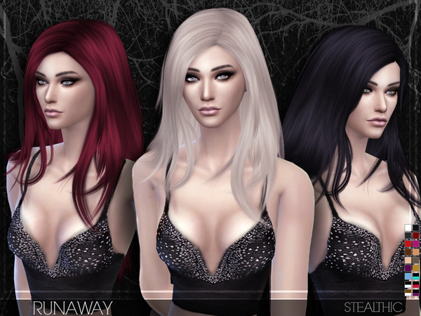 Sims 4 Runaway Female Hair by Stealthic at TSR