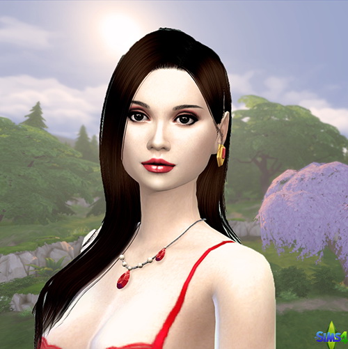 Sims 4 Lynette AMBER by Mich Utopia at Sims 4 Passions