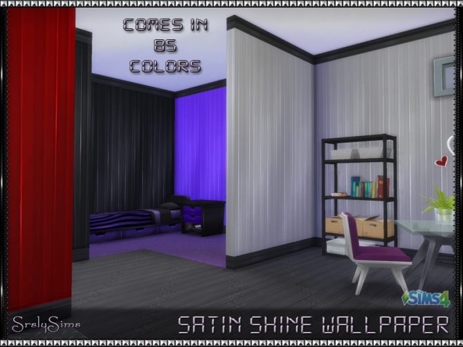 Sims 4 Satin Shine Wallpaper at SrslySims