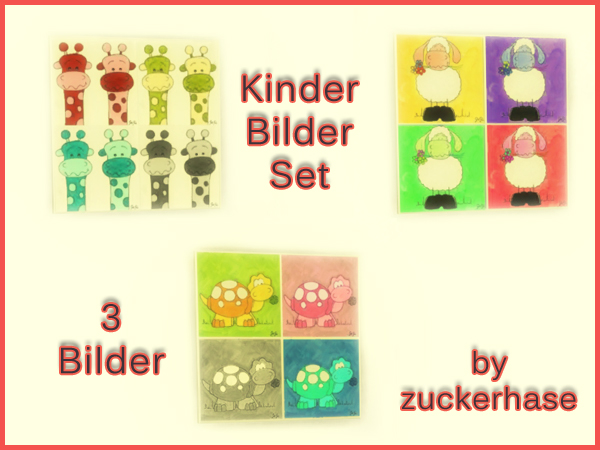 Sims 4 Picture sets for kids by zuckerhase at Akisima